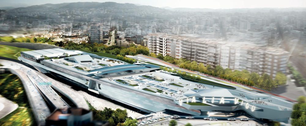 Infografías del futuro centro Vialia, en Urzáiz // Inmochán