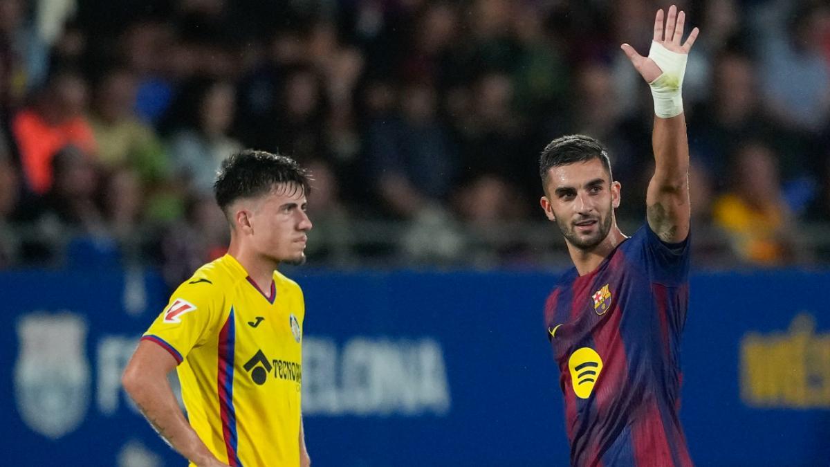Imagen del último partido entre Barça y Getafe