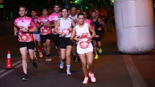 Fiesta nocturna del running en las calles de Murcia