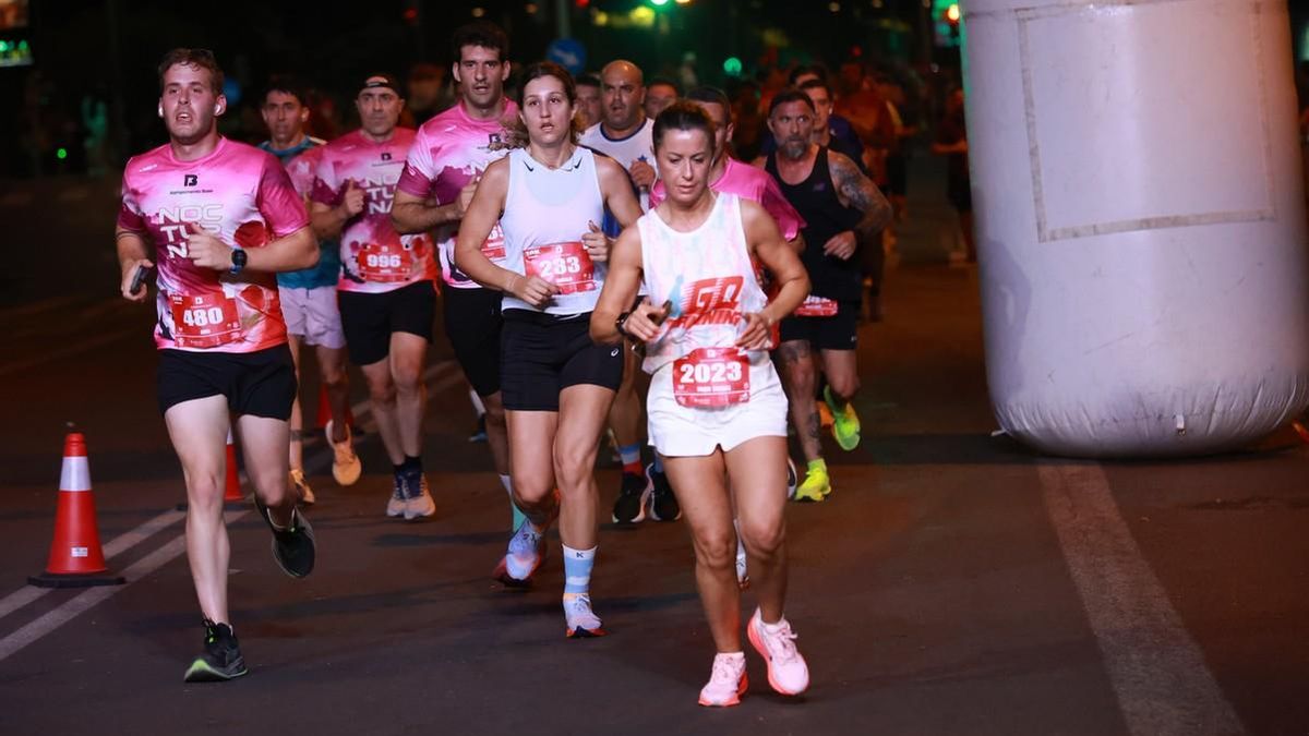 Las mejores imágenes de la carrera nocturna de Murcia