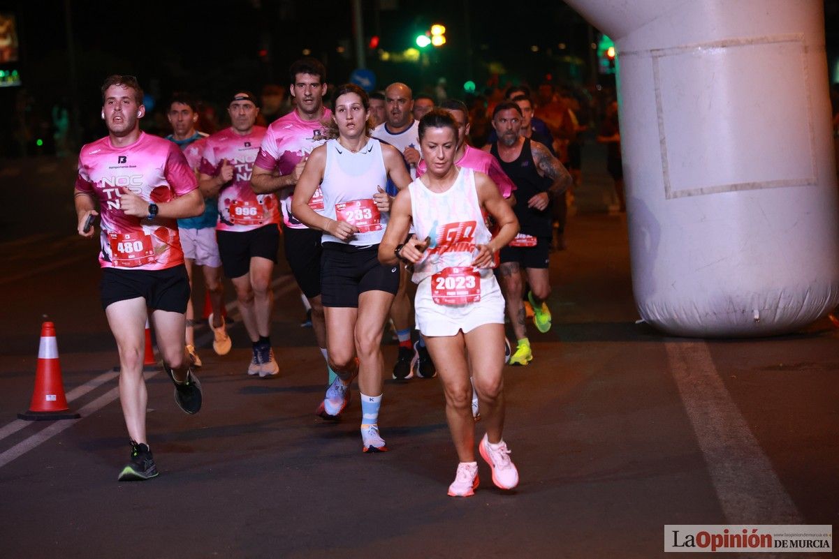Las mejores imágenes de la carrera nocturna de Murcia