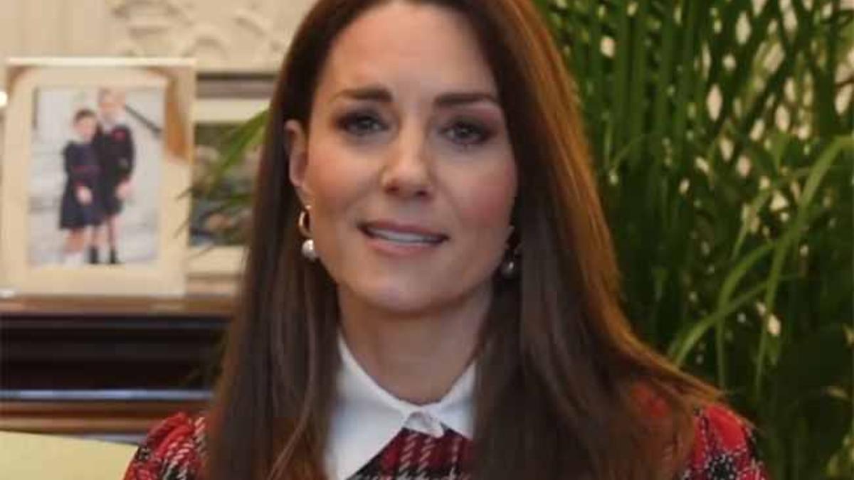 Kate Middleton en su vídeo de felicitación por la 'Noche de Burns'