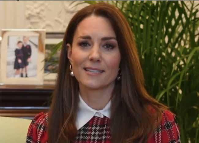 Kate Middleton en su vídeo de felicitación por la 'Noche de Burns'