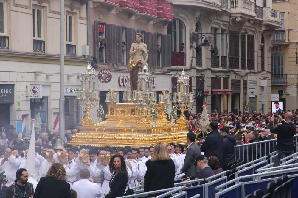 Las imágenes del Resucitado, la procesión del Domingo de Resurrección que pone punto final a la Semana Santa de Málaga