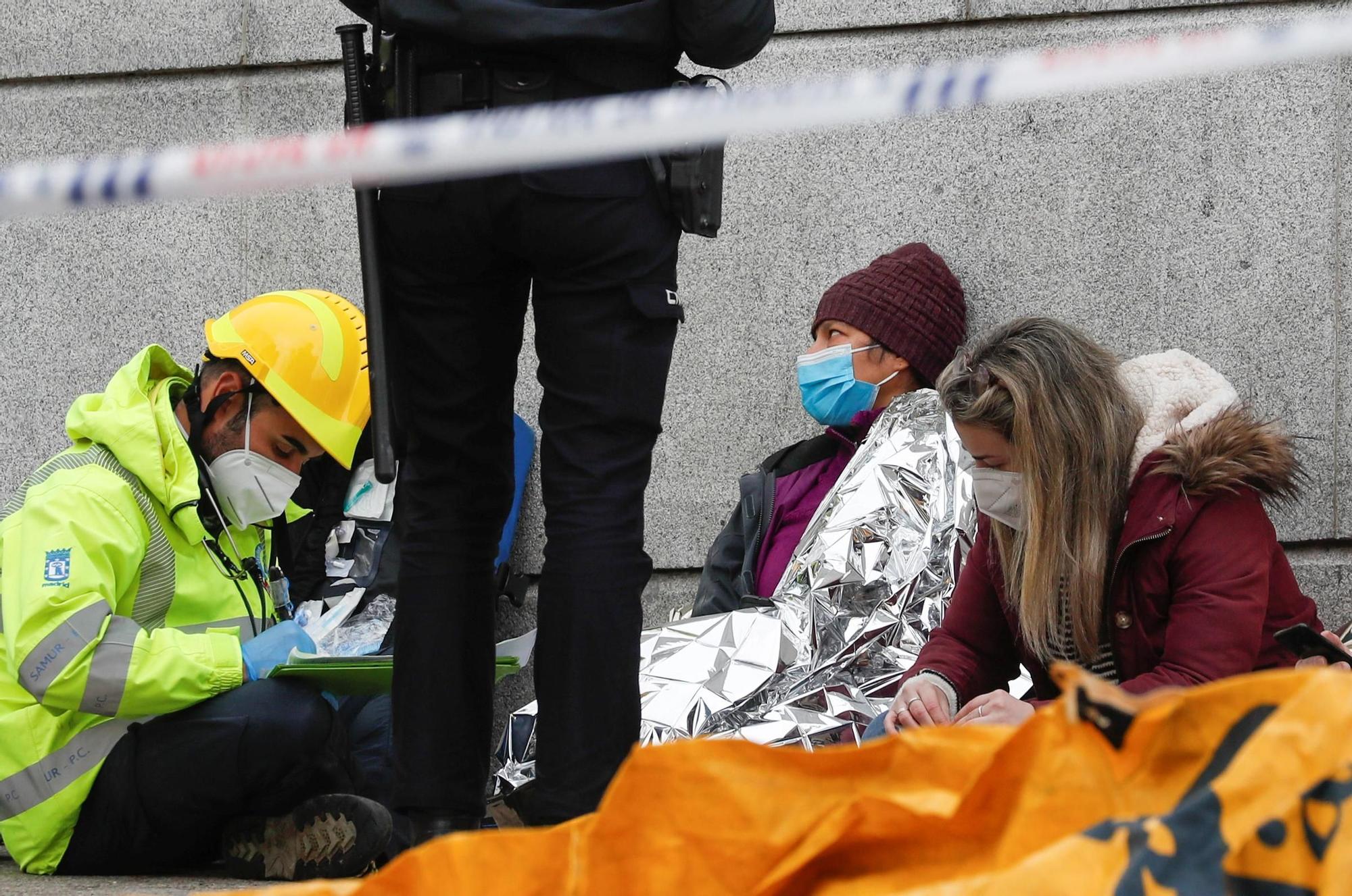 Al menos tres muertos en una fuerte explosión en un edificio del centro de Madrid