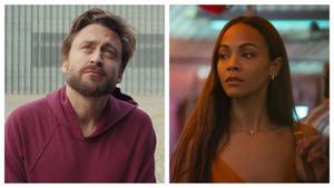 Kieran Culkin en A real pain y Zoe Saldaña en Emilia Pérez