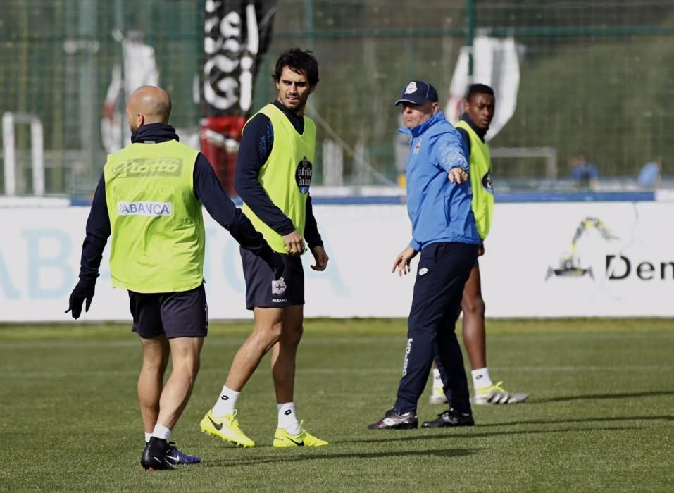 Mosquera y Arribas, bajas en el primer entrenamiento de la semana