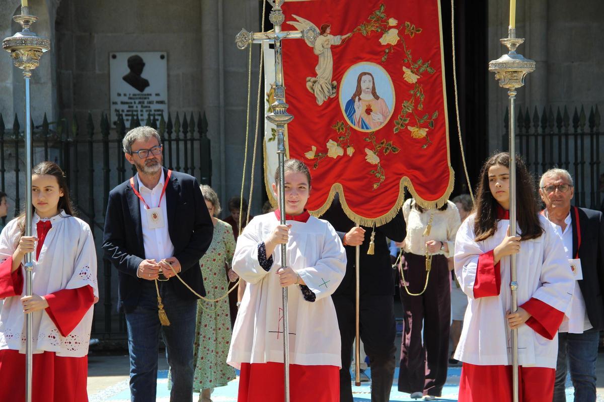 La celebración del Corpus en Marín.