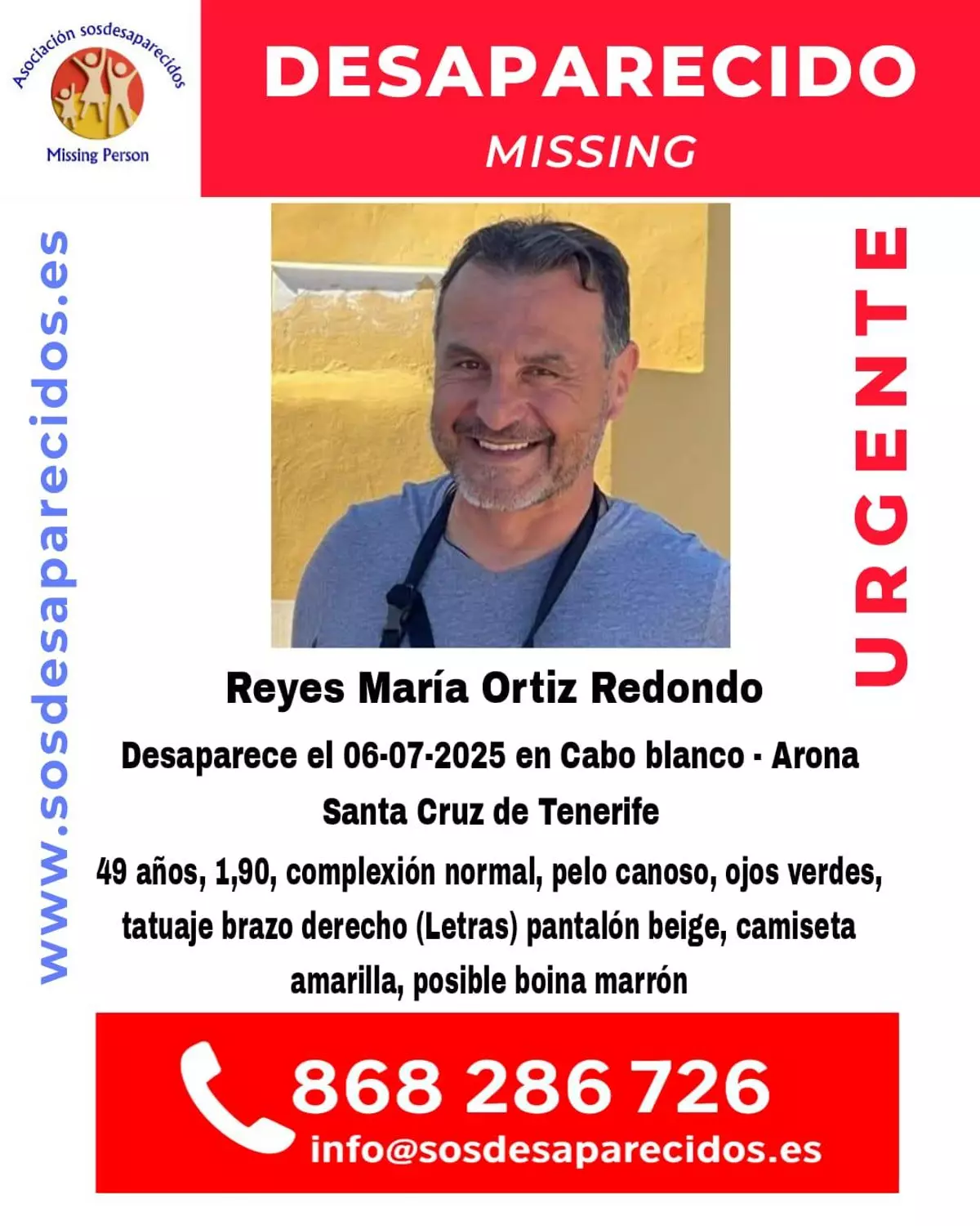 Intensifican la búsqueda de un desaparecido en el sur de Tenerife
