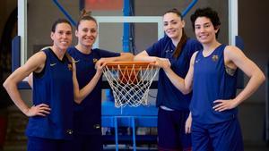 Carolina Guerrero, Ainhoa López, Marta Canella y Anna Cruz, listas para la Copa de la Reina