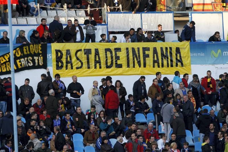 Fotogalería: El descenso a Segunda del Real Zaragoza