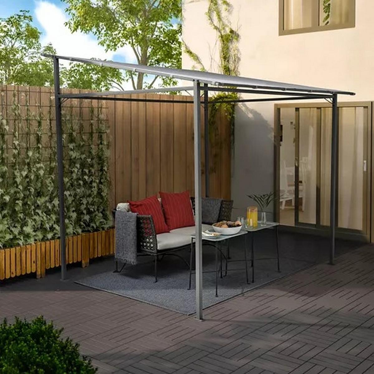 Imagen de pérgola Gunnön, a la venta en Ikea.