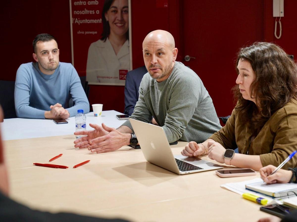 El portaveu adjunt del PSC, Maxi Fuentes.