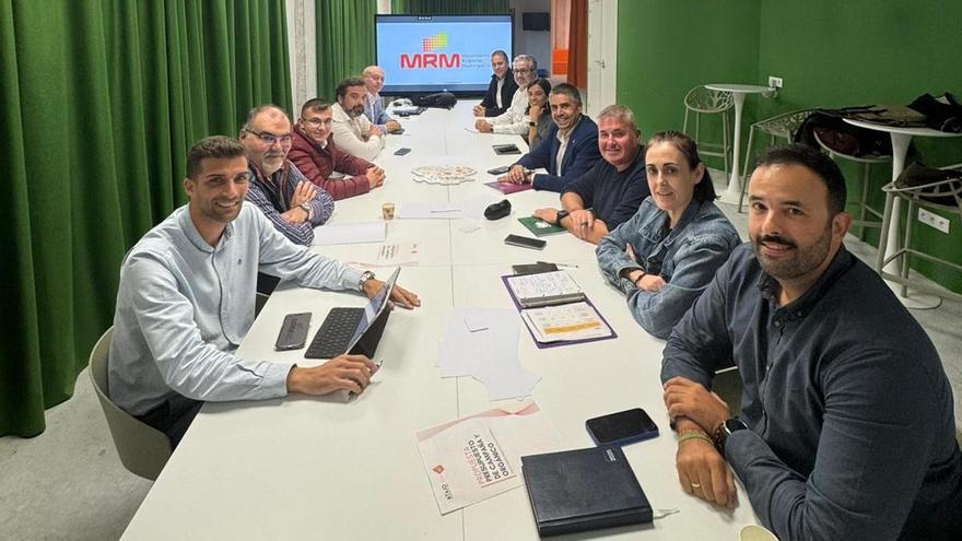 Dirigentes del MRM en la última reunión que organizaron.