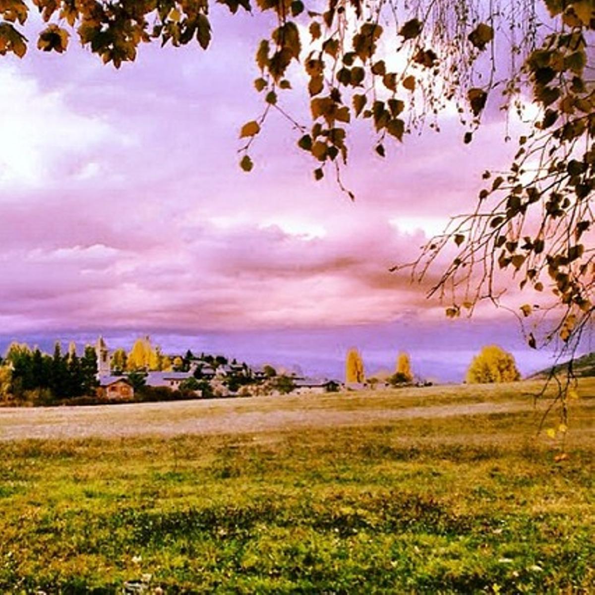 Vista a lo lejos de Urús, en la Cerdanya.