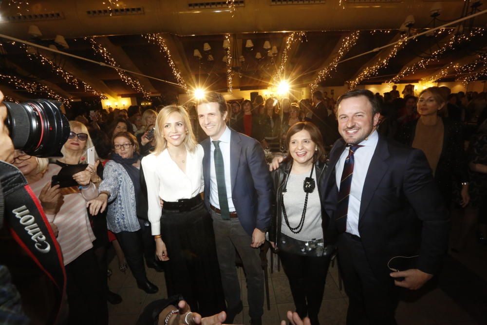 Pablo Casado, en la cena del PP del 8M en Elche