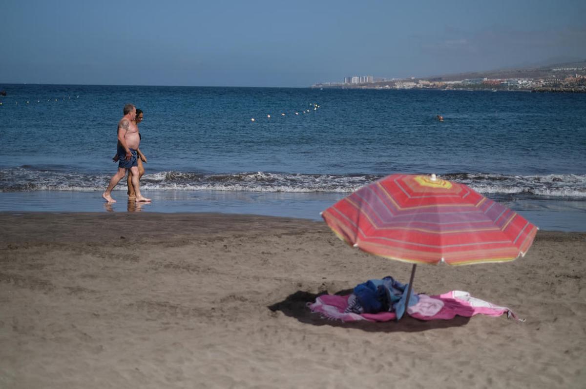 El sur de Tenerife vacío El sur de Tenerife vacío