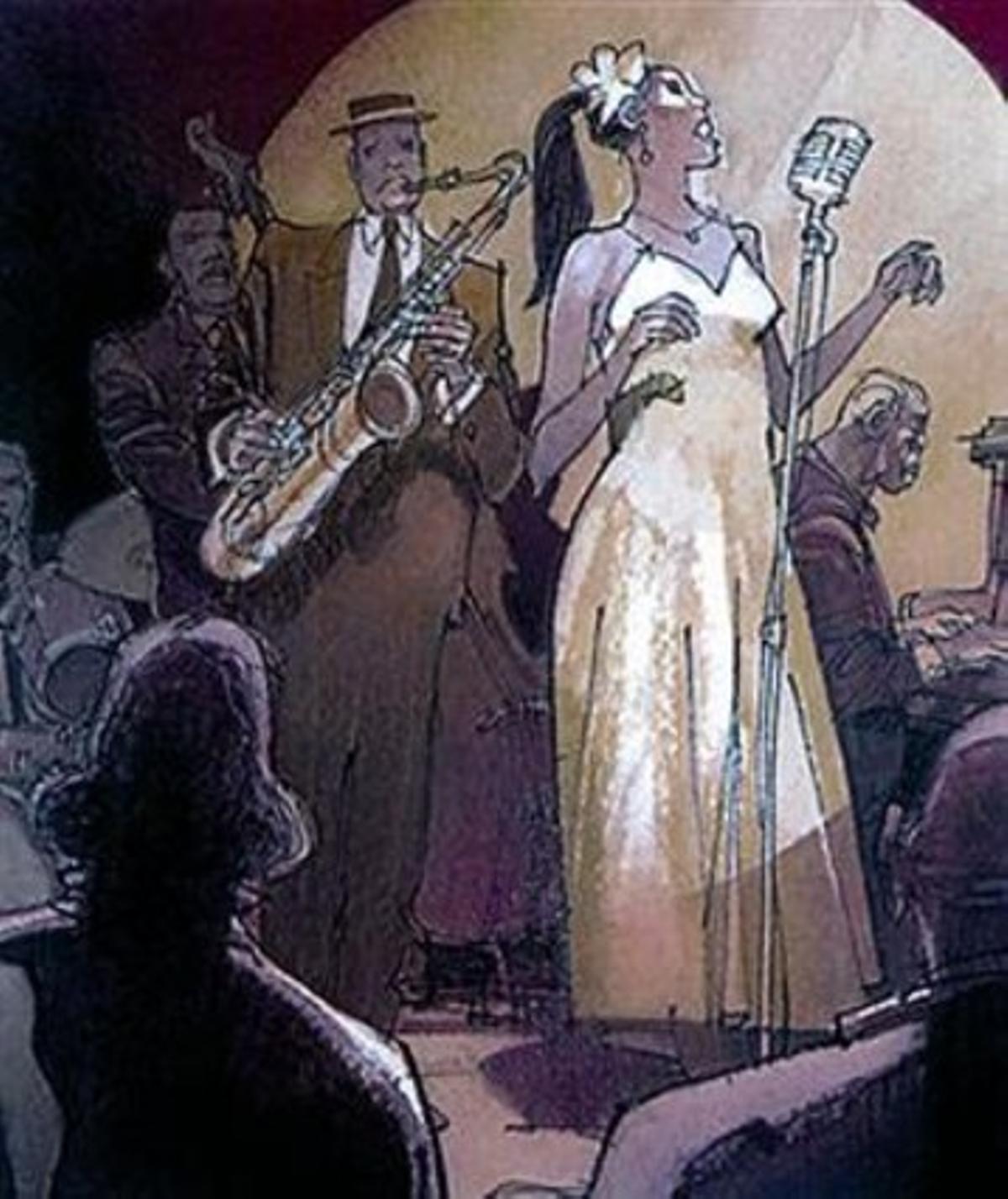 Il·lustració d’August Tharrats. Il·lustració d’August Tharrats.
