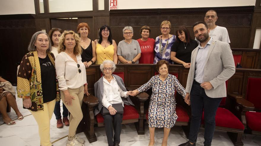 Sagunt rinde homenaje a tres mujeres centenarias