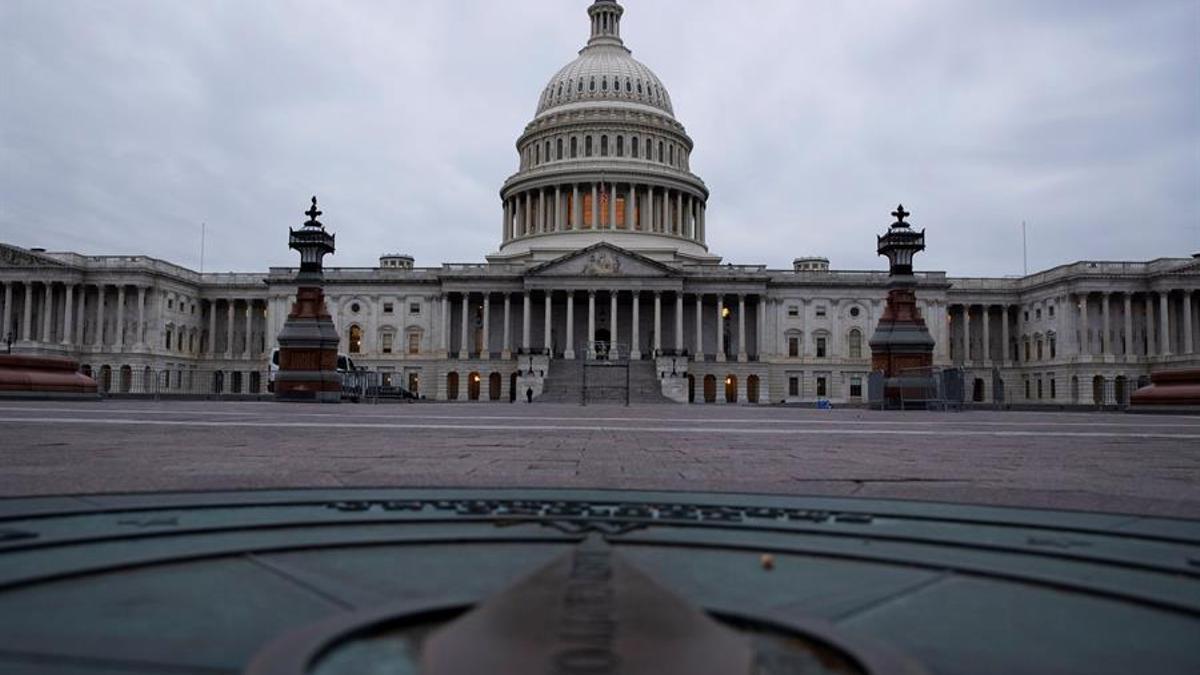 Vista del Capitolio en Washington.