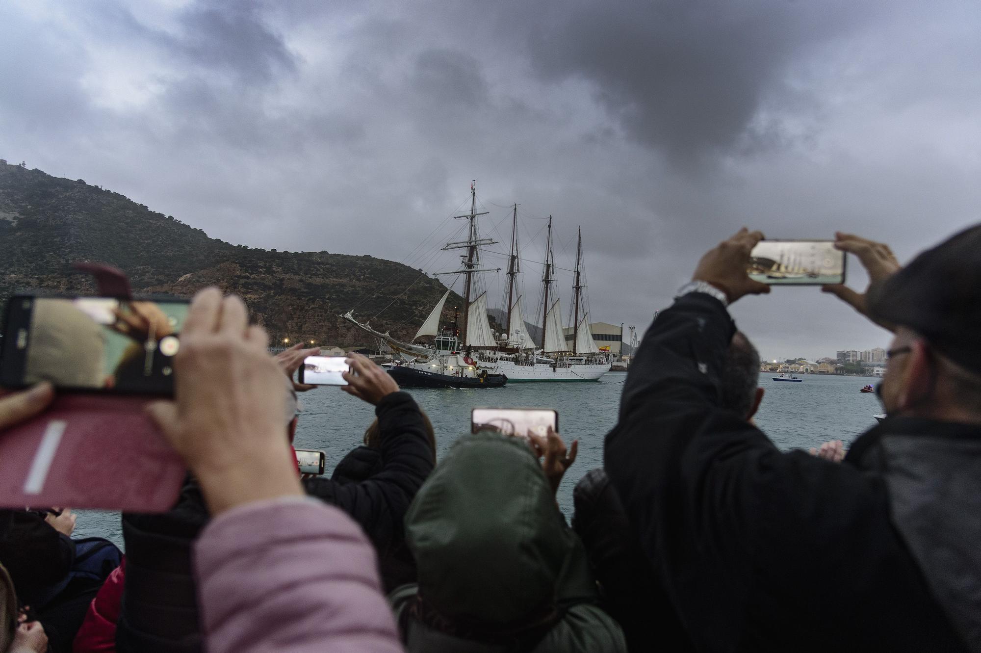 Así ha sido el homenaje a Elcano en Cartagena