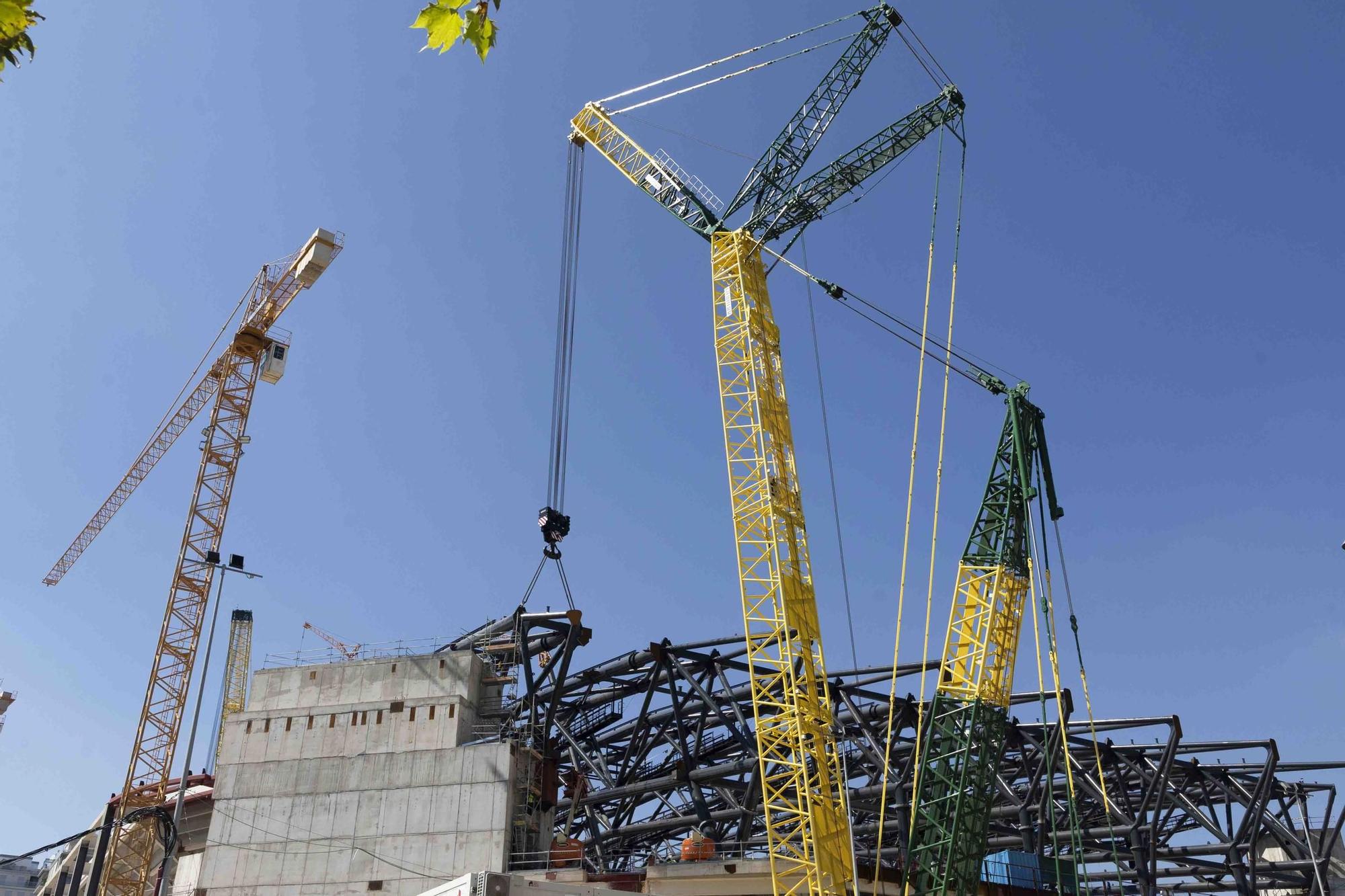 Obras pabellón Roig Arena