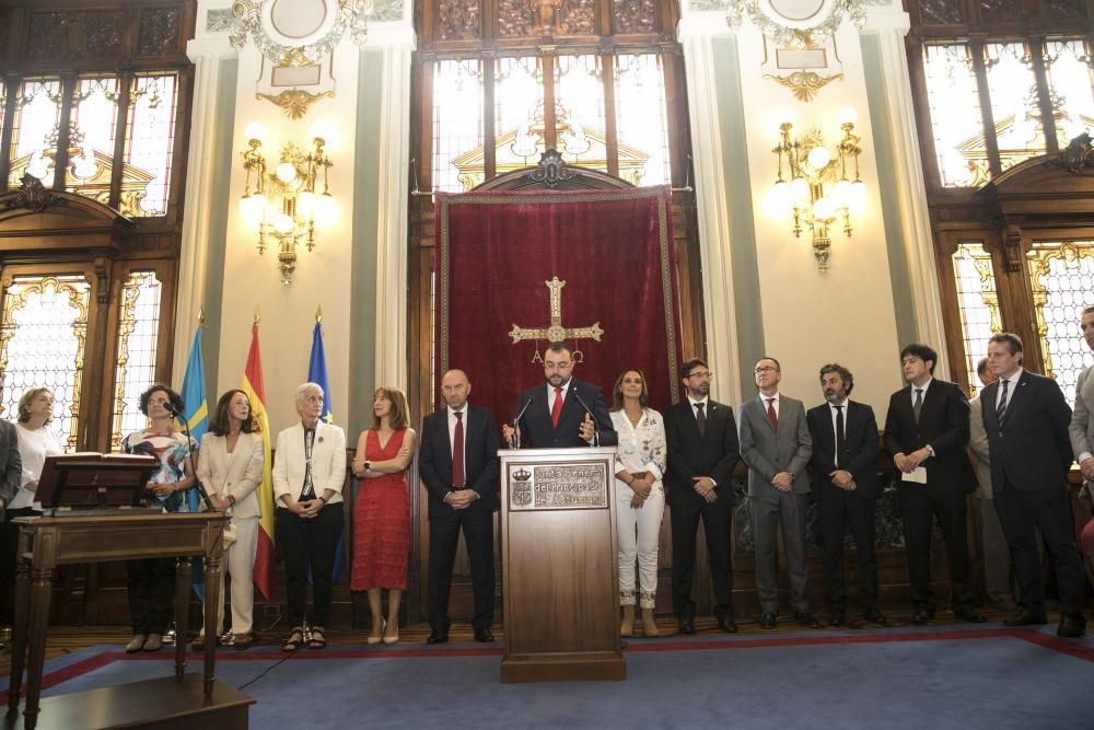 El nuevo equipo de gobierno del Principado