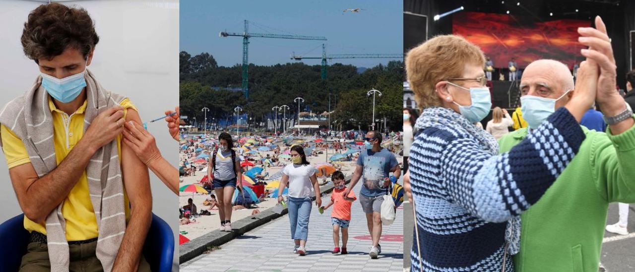 La vacunación y el buen tiempo, claves en la mejoría de la pandemia en Galicia durante la primavera