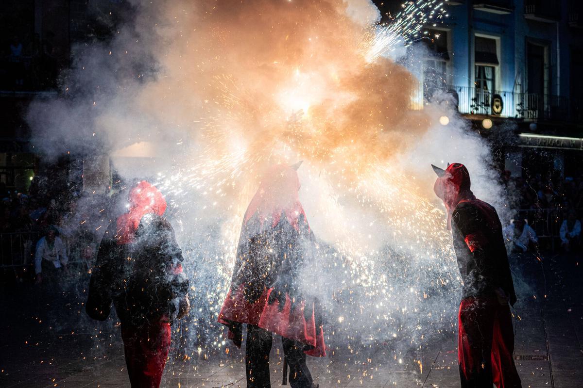 Imatges de la Moscada i el Correfoc infantil de la Festa Major de Manresa 2026 Imatges de la Moscada i el Correfoc infantil de la Festa Major de Manresa 2026