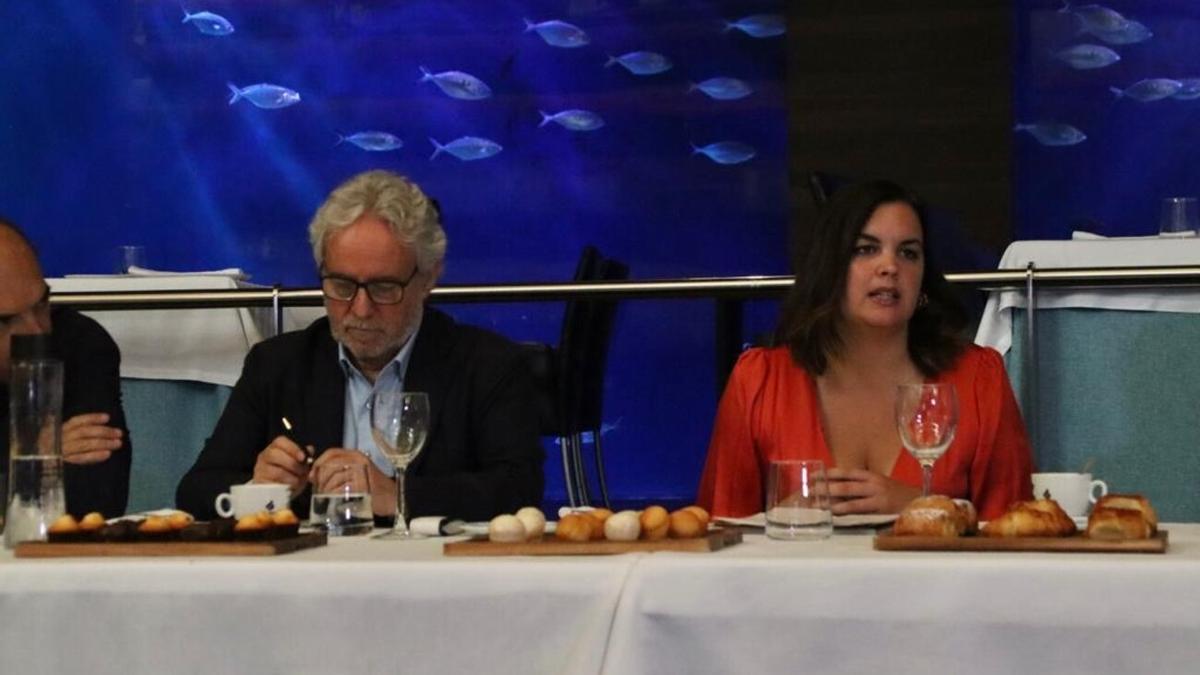 Sandra Gómez, durante la presentación del Plan de Sostenibilidad Turística