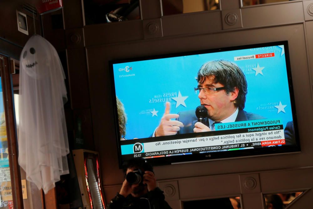 Compareixença de Carles Puigdemont a Brussel·les