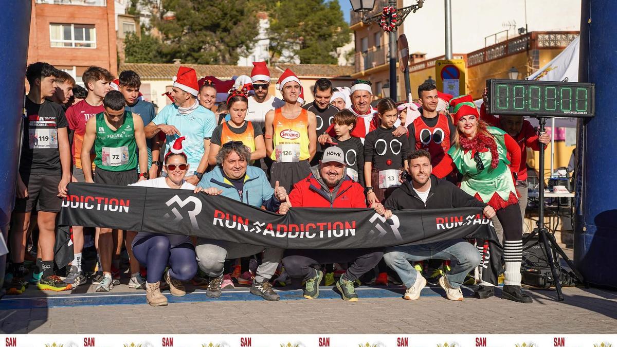 Participantes en la San Silvestre.