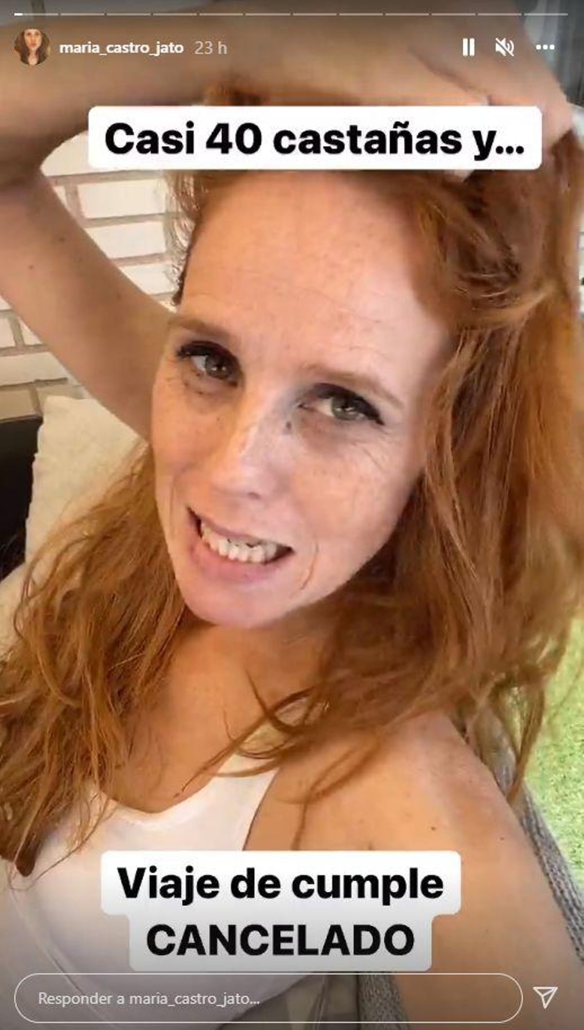María Castro se queda sin regalo de cumpleaños