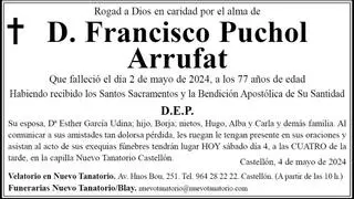 D. Francisco Puchol Arrufat
