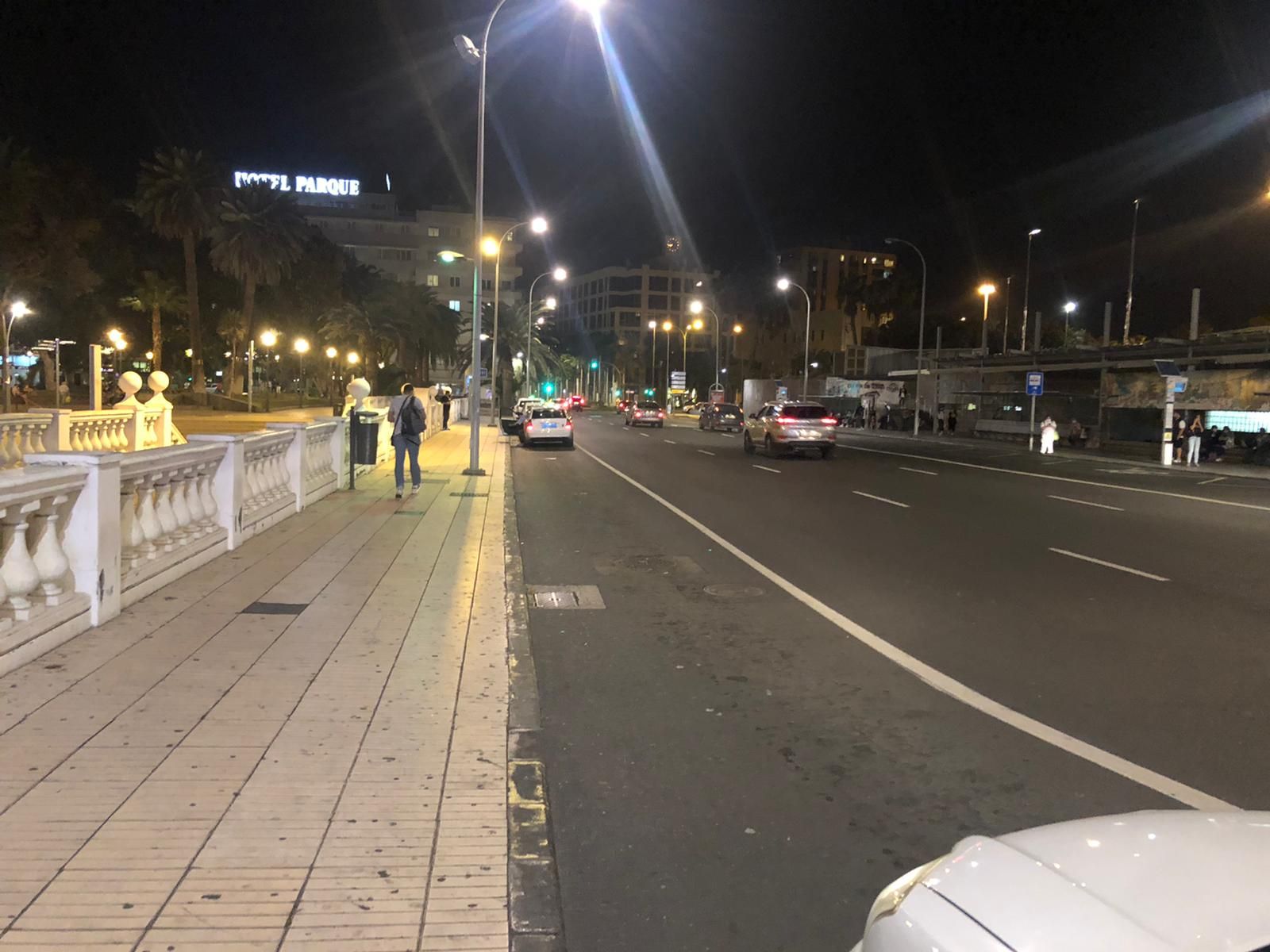 Huelga de guaguas y taxis en la capital grancanaria