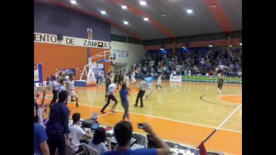 Así acabó el partido del Aquimisa Queso Zamorano