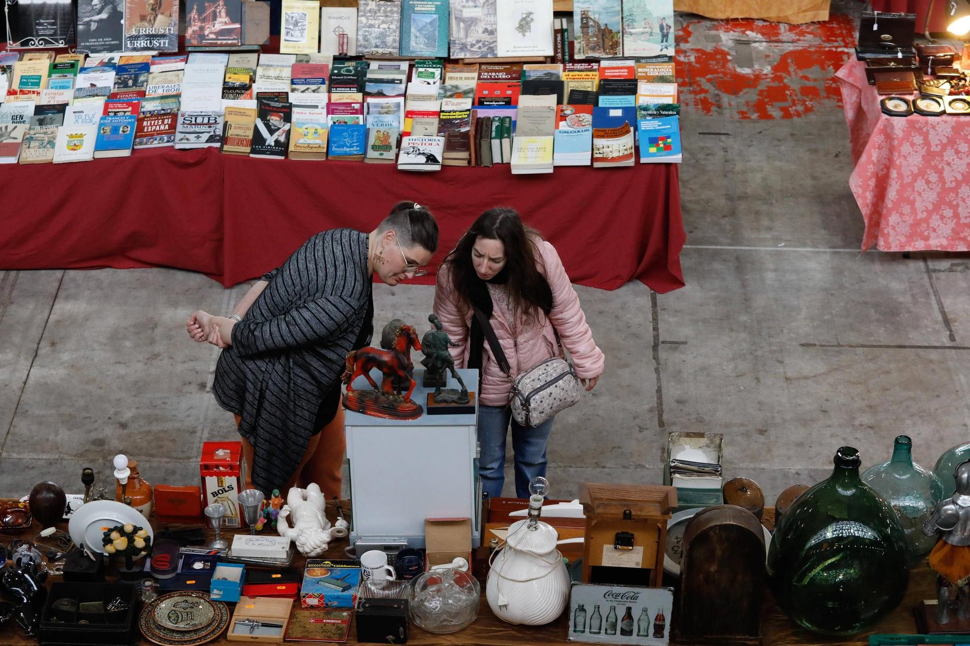 Larga cola en la apertura de la Feria de Antigüedades