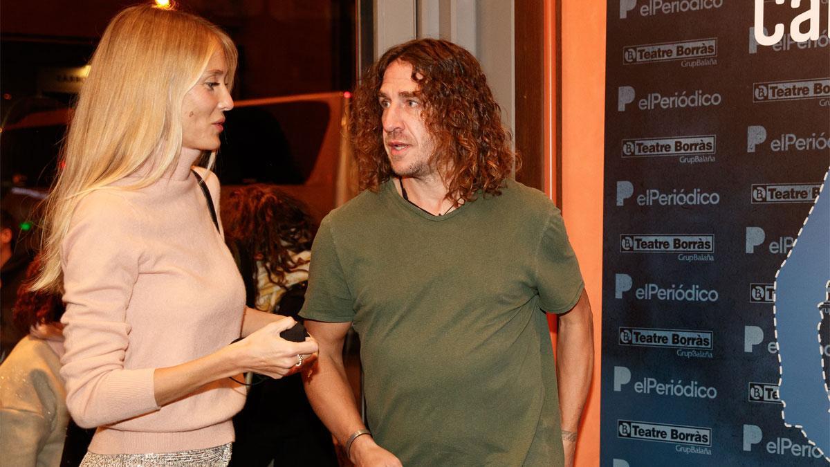 Carles Puyol y su pareja, Vanesa Lorenzo