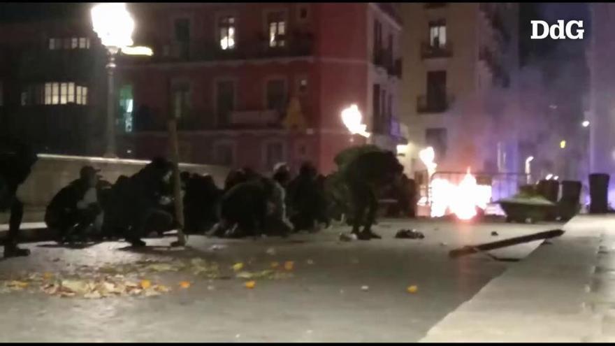 Segona nit de disturbis a Girona