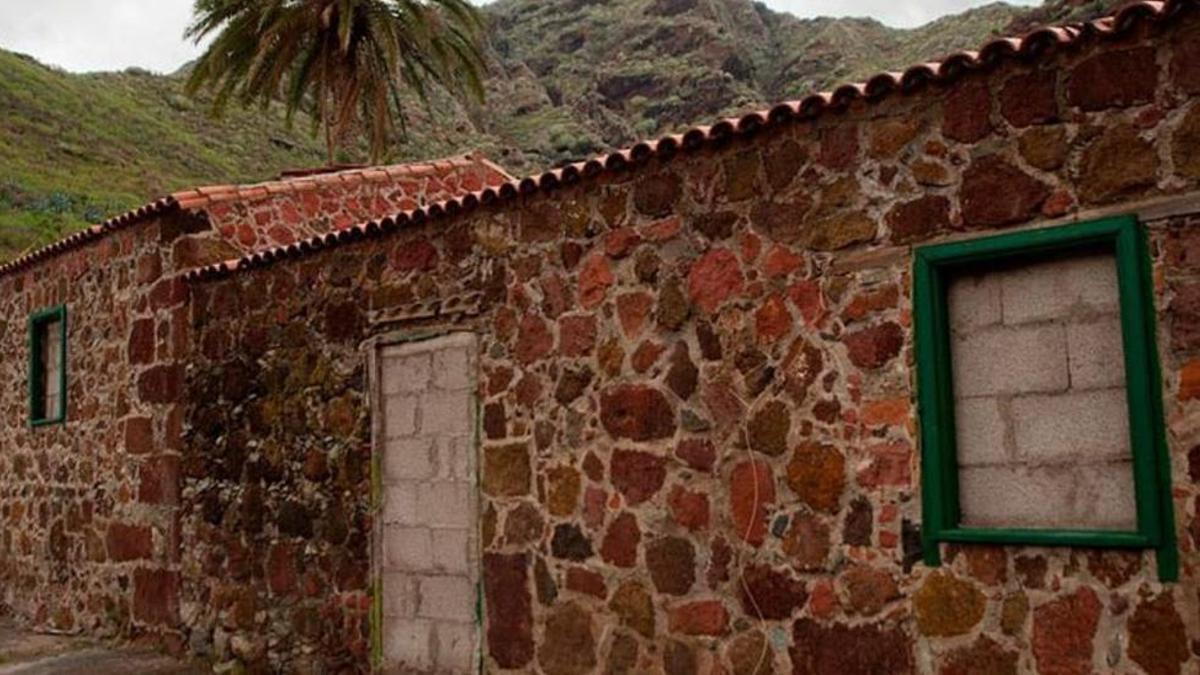 Estado de la Hacienda de Cubas, en la subida de El Cercado, en la parte alta de San Andrés.