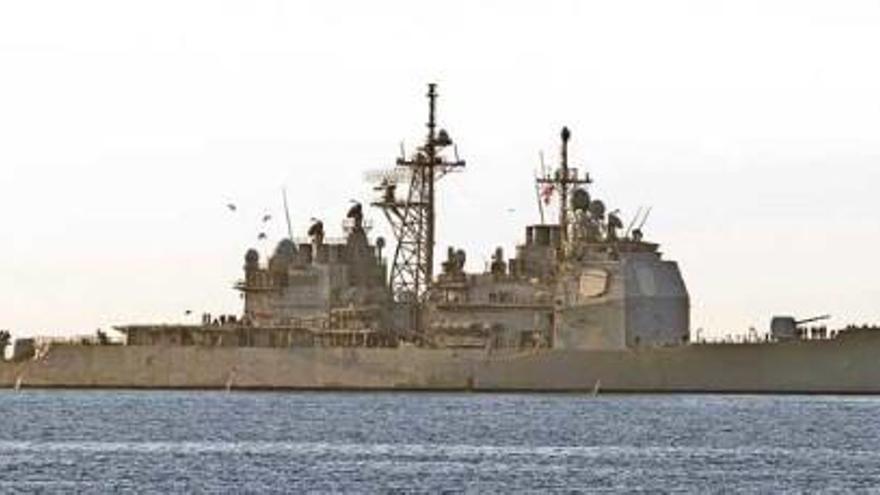 US-Navy-Schiff &quot;Monterey&quot; vor Mallorca