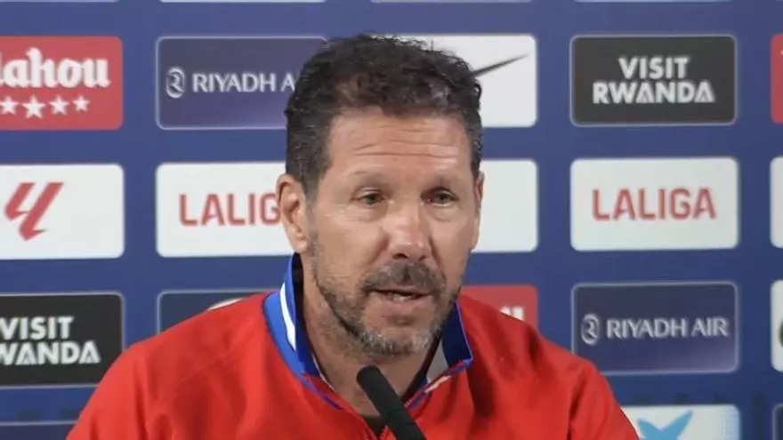 Simeone, sobre los cánticos racistas: “Es un problema social, se perdió el respeto”