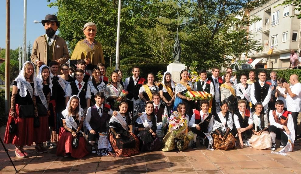 Unes 300 persones participen a l'acte oficial de la Diada a Berga