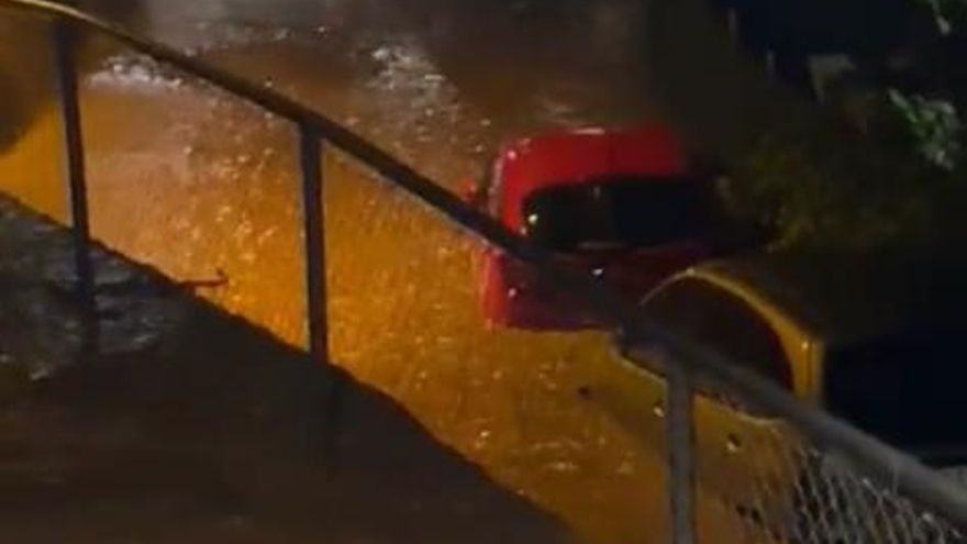 El tiempo en Mallorca: Las fuertes lluvias dejan inundaciones en Fornalutx