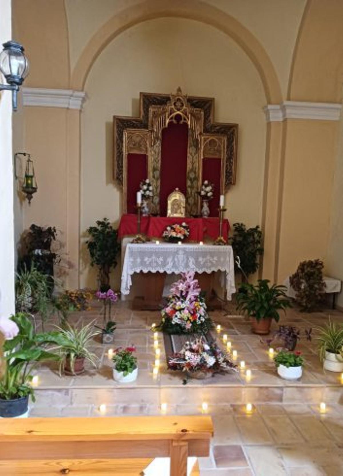 Misa en la iglesia.