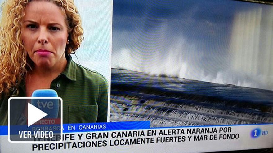 Precipitaciones &quot;locamente&quot; fuertes en Canarias.