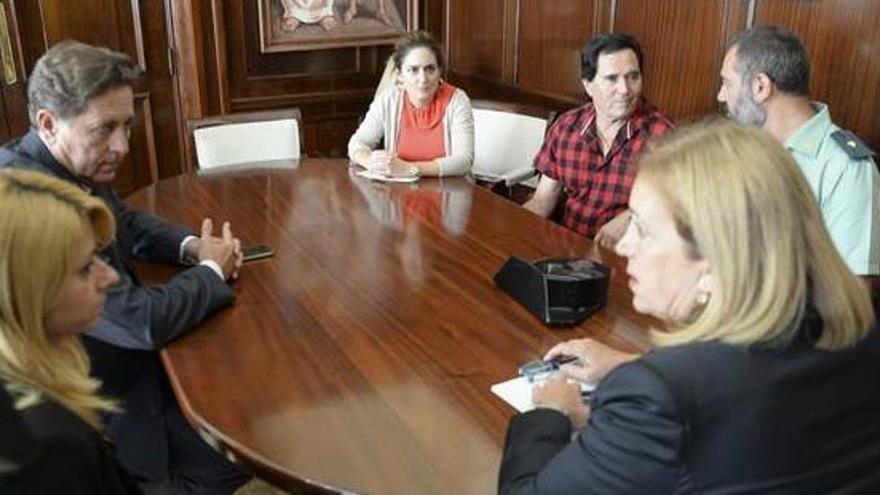 Reunión de la familia de Yéremi Vargas con Mercedes Roldós