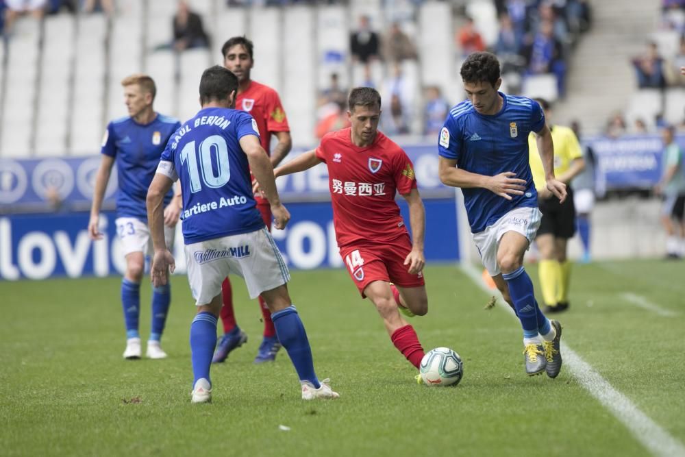 El partido del Oviedo ante el Numancia, en imágenes.