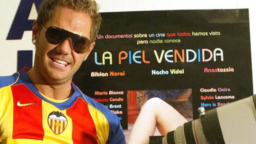 La broma del actor Nacho Vidal con un jugador del Valencia