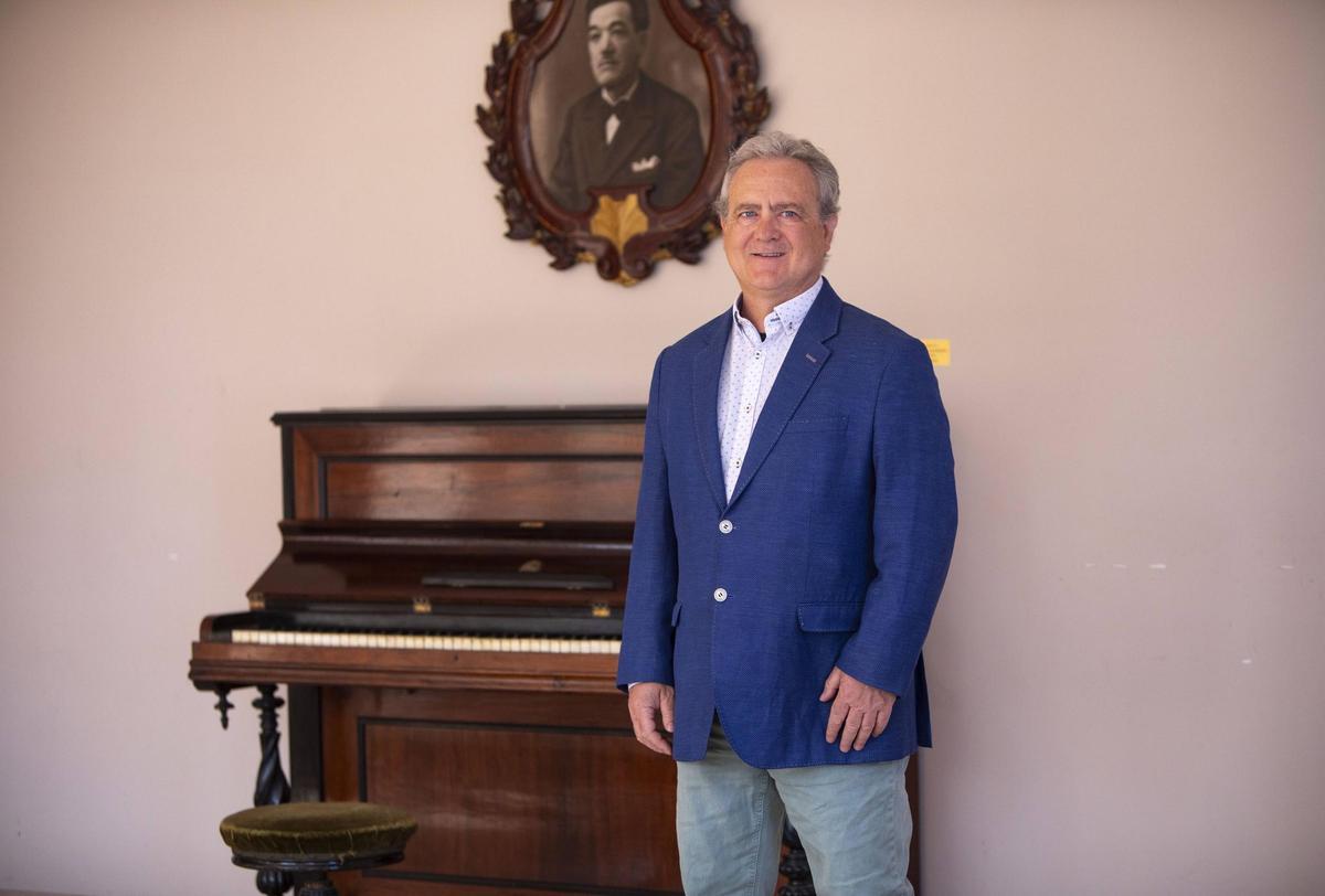 José Manuel Tarazona, presidente de la Societat Musical Lira Saguntina.